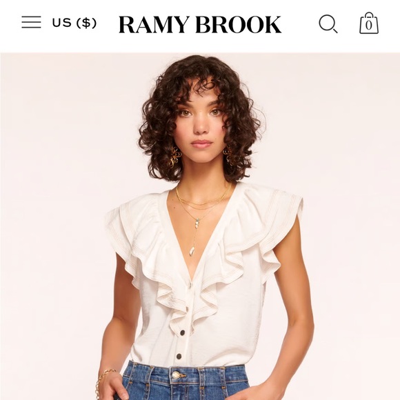 Ramy Brook Lettie Top NWT - Picture 7 of 10